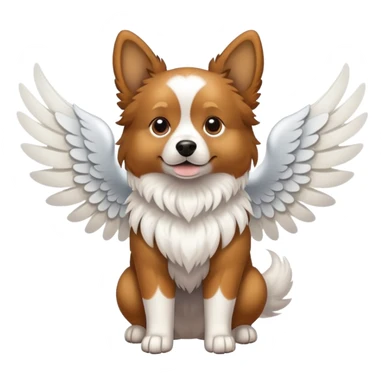 Perro con alas  sticker
