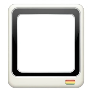 polaroid frame sans visage sticker