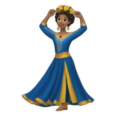 Asturias dancer  sticker