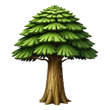 A Brazilian araucaria tree sticker