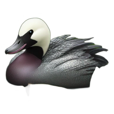 baby minnesota loon nestled in Cypripedium reginae sticker