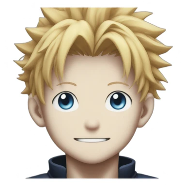 Satoru gojo jujutsu kaisen blue eyes sticker