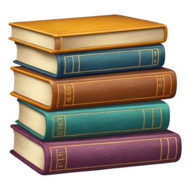 libros aesthetic de colores sticker