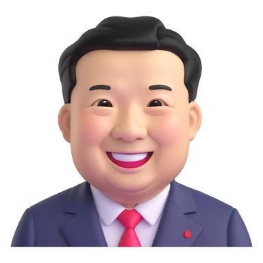 Xi Jinping smiling sticker