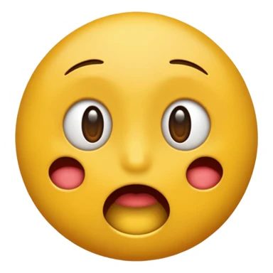 Emoji qui tire nerveusement la langue sticker