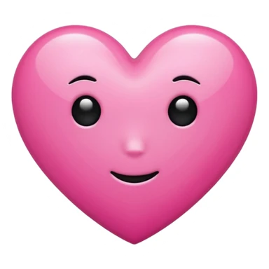 emo heart with black and pink colors sticker