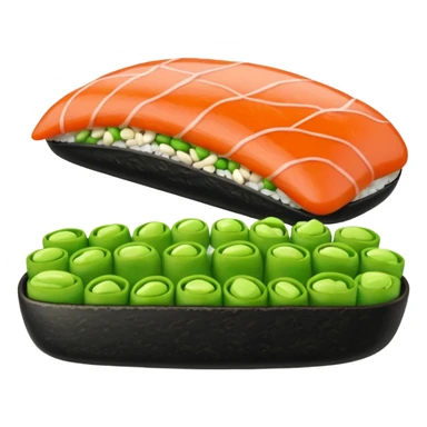 Bean in sushi sticker