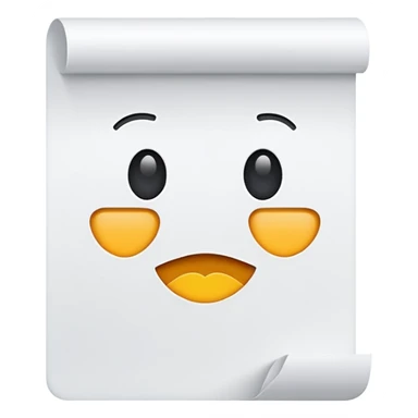 a piece of paper sticker