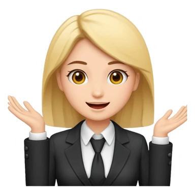 busness or skill woman emoje make it like happy need yo use in maleting and only cove face in video sticker