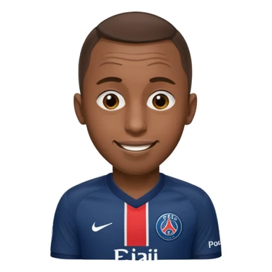 Matuidi's face winking PSG theme sticker