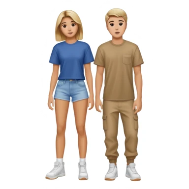 Justin bieber et hailey bieber  voir tous le corps  sticker