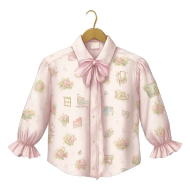 Jfashion shirt on hanger style of mezzo piano and Liz Lisa  sticker