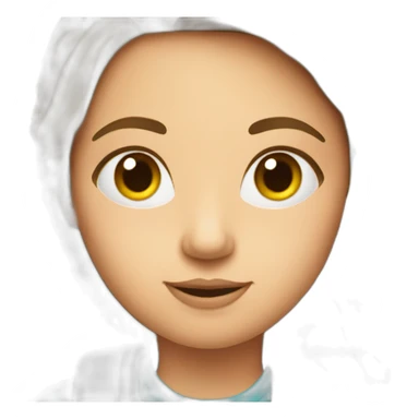 insctructor at driving school woman with brown hairs sticker