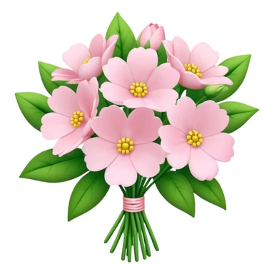 pale pink flower bouquet 🌸 sticker