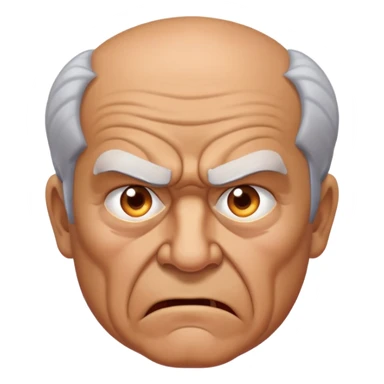 angry grandfather sticker