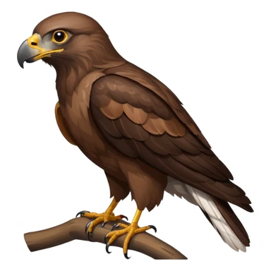 common brown buzzard sticker