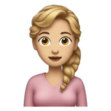 Une femme enceinte sticker