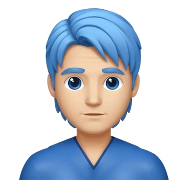 crea un avatar come personaggio AZUL sticker