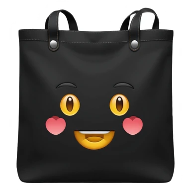 tote bag negra sticker