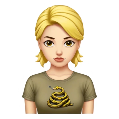 libertarian woman shirt dont tread on me sticker