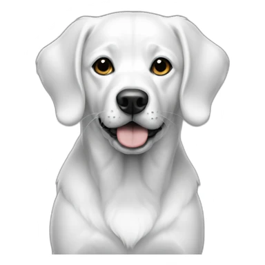 dog american stanford black and white sticker