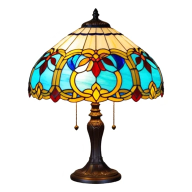 Tiffany lamp sticker