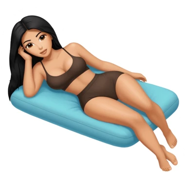 Naked kim kardashian lying down with feet and soles visible to us sticker