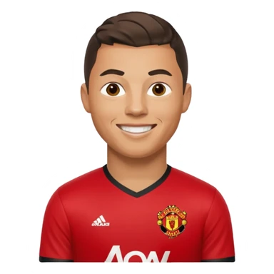 Ronaldo 2008 smiling  sticker