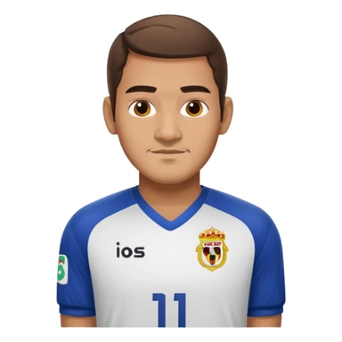 Casillas football player sticker