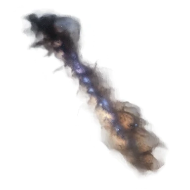 Milky Way with stars sticker