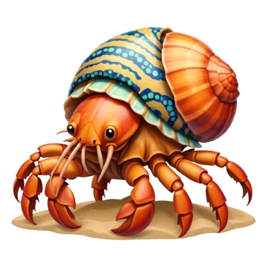 Hermit Crab sticker
