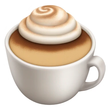 Cup of cappuccino  sticker