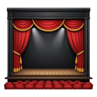 theater stage sticker