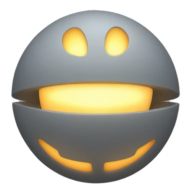 a glowing only grey space artifact sticker