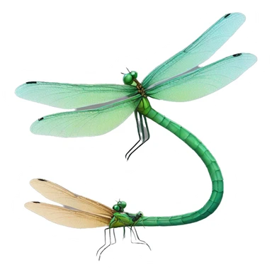 Dragon-fly with Partner sticker