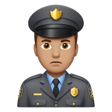 mall security gray uniform sticker