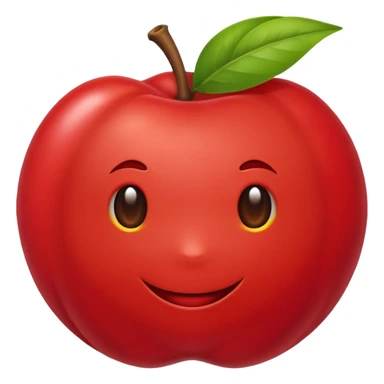 Eu quero um emoji de acerola, mas SEM carinha sticker