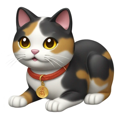 Maneki neko sticker
