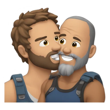 chopper eat Daddy's beard sticker