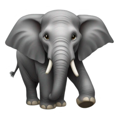 un éléphant balançoire sticker