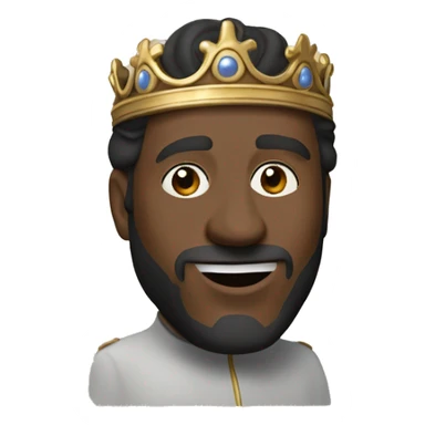 Le roi lépreux Baldwin avec son masque sur le visage qui lève la main 🙋 sticker