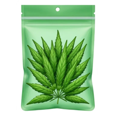 weed bud pack zip transparent sticker