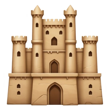 Design me an emoji that looks like Erbil Castle sticker
