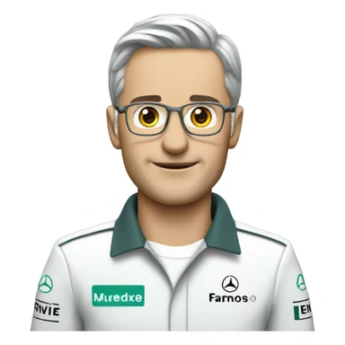 Mercedes F1 car sticker