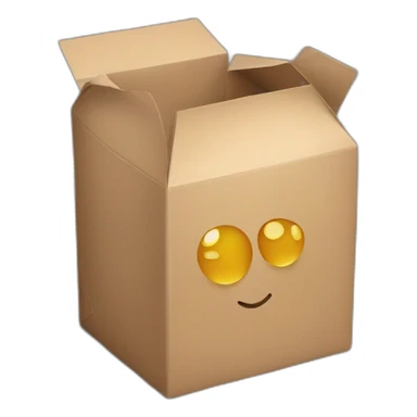 Food takeaway box sticker