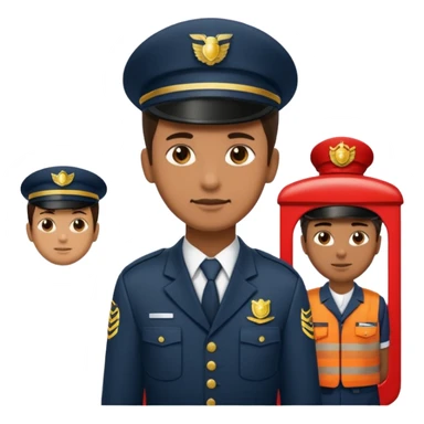 Porter with luggage,Train Crew. sticker