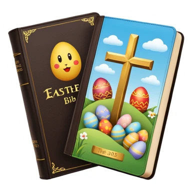 Easter themed Bible sticker