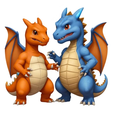 give me different pokeman helpging each other sticker