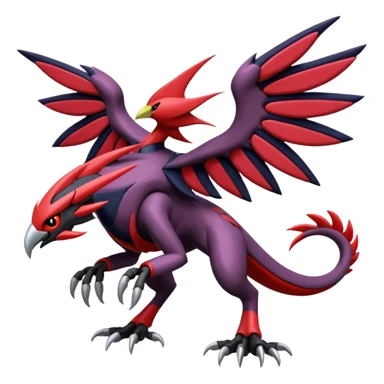 Yveltal-Palkia-Corviknight-Scizor-Darkrai-Genesect-Lunala-Vikavolt-fusion sticker