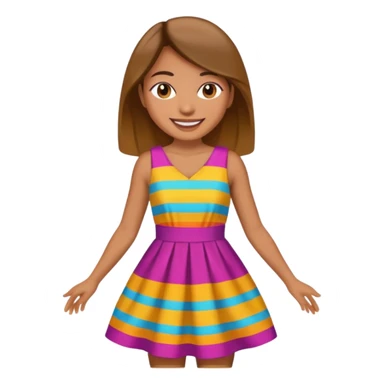 just carnival costume,colorfull dress sticker